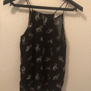 Elephant boho summer top